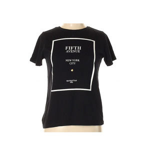 Retro graphic Tee New York Manhattan T-Shirt Logo Retro Text Mod black white